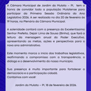 1ª Sessão Ordinária de 2026 