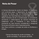 Nota de Pesar 